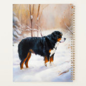 ベルネーズマウンテンで雪のクリスマスを過ごす プランナー手帳 (裏面)