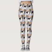 ベルネーズマウンテンで雪のクリスマスを過ごす レギンス (正面)