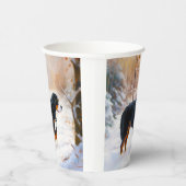 ベルネーズマウンテンで雪のクリスマスを過ごす 紙コップ (右)