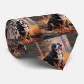 ベルネーズマウンテンイン紅葉秋インスパイア ネクタイ (ロール)