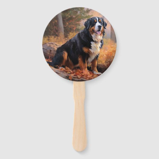 ベルネーズマウンテンイン紅葉秋インスパイア ハンドファン (正面)