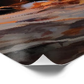 ベルネーズマウンテンイン紅葉秋インスパイア ポスター (コーナー)