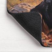 ベルネーズマウンテンイン紅葉秋インスパイア マウスパッド (コーナー)