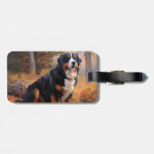 ベルネーズマウンテンイン紅葉秋インスパイア ラゲッジタグ (裏面横)