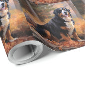 ベルネーズマウンテンイン紅葉秋インスパイア ラッピングペーパー (ロールコーナー)