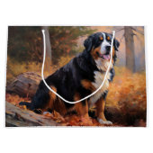 ベルネーズマウンテンイン紅葉秋インスパイア ラージペーパーバッグ (正面)