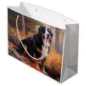 ベルネーズマウンテンイン紅葉秋インスパイア ラージペーパーバッグ (裏面アングル)