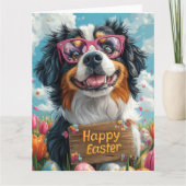 ベルネーズマウンテンイースターエッグ カード (正面)