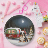 ベルネーズマウンテンキャラバンクリスマスアドベンチャー ペーパープレート (パーティー)