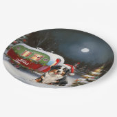 ベルネーズマウンテンキャラバンクリスマスアドベンチャー ペーパープレート (アングル)