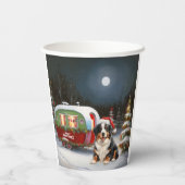 ベルネーズマウンテンキャラバンクリスマスアドベンチャー 紙コップ (裏面)