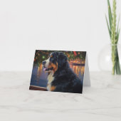 ベルネーズマウンテンクリスマスクルーズ：ポーソムホリデー カード (正面)