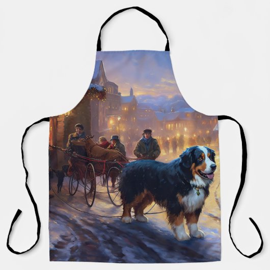 ベルネーズマウンテンクリスマスフェスティバルシーズン エプロン (正面)