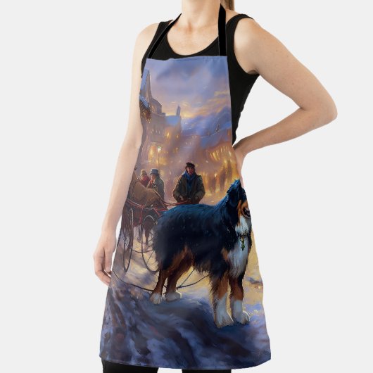 ベルネーズマウンテンクリスマスフェスティバルシーズン エプロン (インサイチュ)