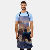 ベルネーズマウンテンクリスマスフェスティバルシーズン エプロン (着用した状態)