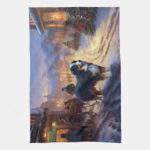 ベルネーズマウンテンクリスマスフェスティバルシーズン キッチンタオル (縦)