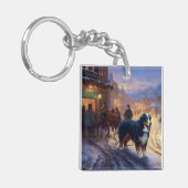 ベルネーズマウンテンクリスマスフェスティバルシーズン キーホルダー (正面左)