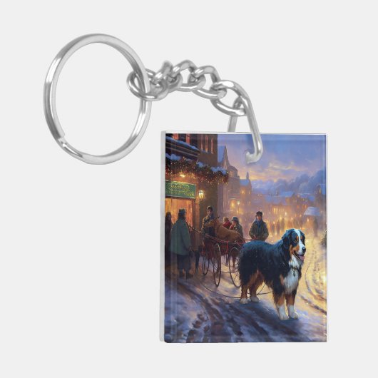 ベルネーズマウンテンクリスマスフェスティバルシーズン キーホルダー (正面左)