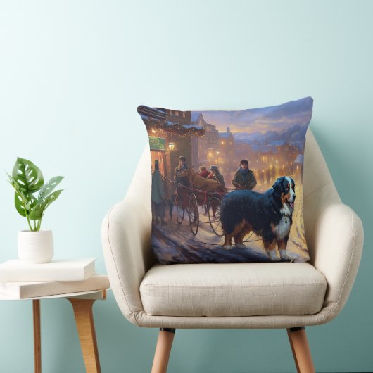 ベルネーズマウンテンクリスマスフェスティバルシーズン クッション (椅子)