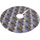 ベルネーズマウンテンクリスマスフェスティバルシーズン ブラッシュドポリエステルツリースカート (アングル)