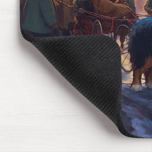 ベルネーズマウンテンクリスマスフェスティバルシーズン マウスパッド (コーナー)