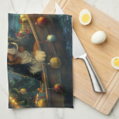 ベルネーズマウンテンクリスマスフェスティバル航海 キッチンタオル (四つ折り)