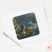 ベルネーズマウンテンクリスマスフェスティバル航海 スクエアシール (封筒)