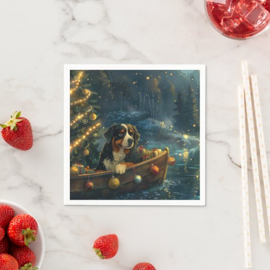 ベルネーズマウンテンクリスマスフェスティバル航海 スタンダードカクテルナプキン (インサイチュ)