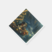 ベルネーズマウンテンクリスマスフェスティバル航海 スタンダードカクテルナプキン (角)