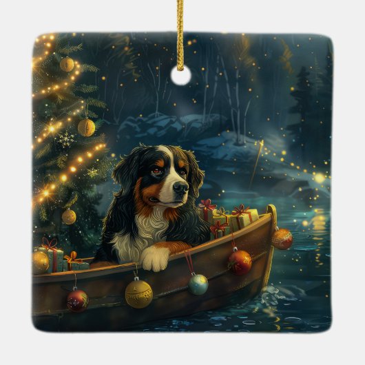 ベルネーズマウンテンクリスマスフェスティバル航海 セラミックオーナメント (裏面)