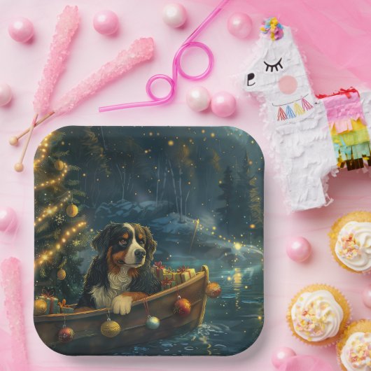 ベルネーズマウンテンクリスマスフェスティバル航海 ペーパープレート (パーティー)