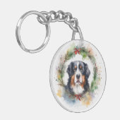 ベルネーズマウンテンクリスマスリースフェスティバルカップ キーホルダー (正面左)