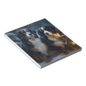 ベルネーズマウンテンスノースイスレイクリスマスデコール ノートパッド (アングル)