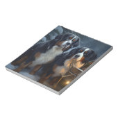 ベルネーズマウンテンスノースイスレイクリスマスデコール ノートパッド (回転)