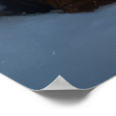 ベルネーズマウンテンスノースイスレイクリスマスデコール ポスター (角)