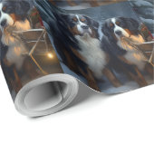 ベルネーズマウンテンスノースイスレイクリスマスデコール ラッピングペーパー (ロールコーナー)