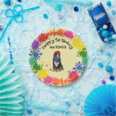 ベルネーズマウンテンドッグおもしろいアート誕生パーティー       ペーパープレート (パーティー)