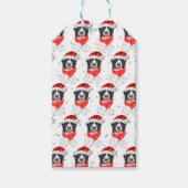 ベルネーズマウンテンドッグはクリスマスを育てる ギフトタグ (正面)