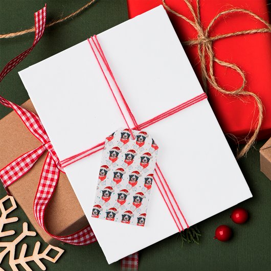 ベルネーズマウンテンドッグはクリスマスを育てる ギフトタグ