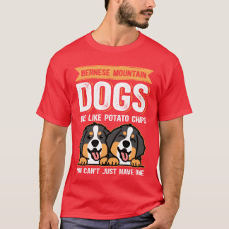 ベルネーズマウンテンドッグは犬のオーナーおもしろい銃だ Tシャツ