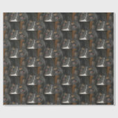 ベルネーズマウンテンドッグアイズ ラッピングペーパー (フラット)