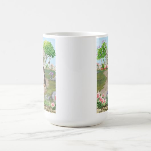 ベルネーズマウンテンドッグアットザセラミックスマグカップ コーヒーマグカップ (中央)