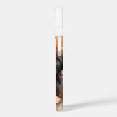 ベルネーズマウンテンドッグウォーターカラーアート Case-Mate iPhoneケース (裏面 / 左)