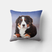 ベルネーズマウンテンドッグオンビーチ クッション (裏面)