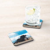 ベルネーズマウンテンドッグオンビーチ コースター (右側)