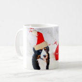 ベルネーズマウンテンドッグクリスマスオーナメントマグ コーヒーマグカップ (正面左)