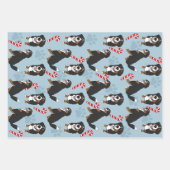 ベルネーズマウンテンドッグクリスマス ラッピングペーパーシート (正面3)