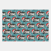 ベルネーズマウンテンドッグクリスマス ラッピングペーパーシート (正面2)