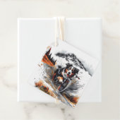 ベルネーズマウンテンドッグサイクリングインザマウンテンズ フェイバータグ (インサイチュ)