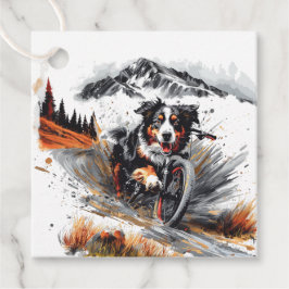 ベルネーズマウンテンドッグサイクリングインザマウンテンズ フェイバータグ